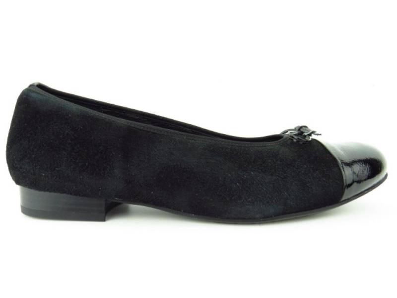 Semler Chevro/Lack schwarz G Ballerina von Semler