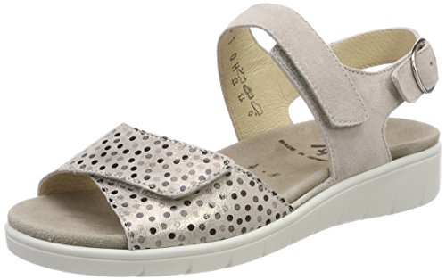 Semler Damen Dunja Riemchensandalen, Beige (Puder), 34 1/3 EU von Semler