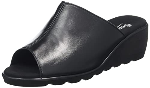 Semler Inka I1023-012, Pantoletten, Schwarz (Schwarz 001), 42.5 EU (8.5 UK) von Semler