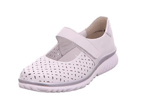 Semler Damen Lena - Mary Jane Schuh, Weiss Silber, 38 2 3 EU ( 5 1/2) von Semler