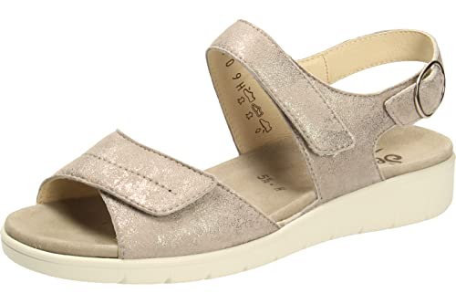 Semler Dunja, Damen Riemchensandalen, Beige (Panna 028), 41 1/3 EU (7.5 UK) von Semler