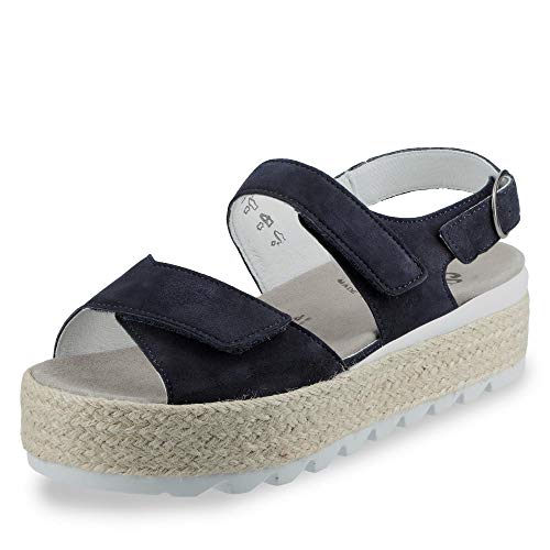 Semler Fanny, Damen Riemchensandalen, Blau (midnightblue 080), 38 2/3 EU (5.5 UK) von Semler