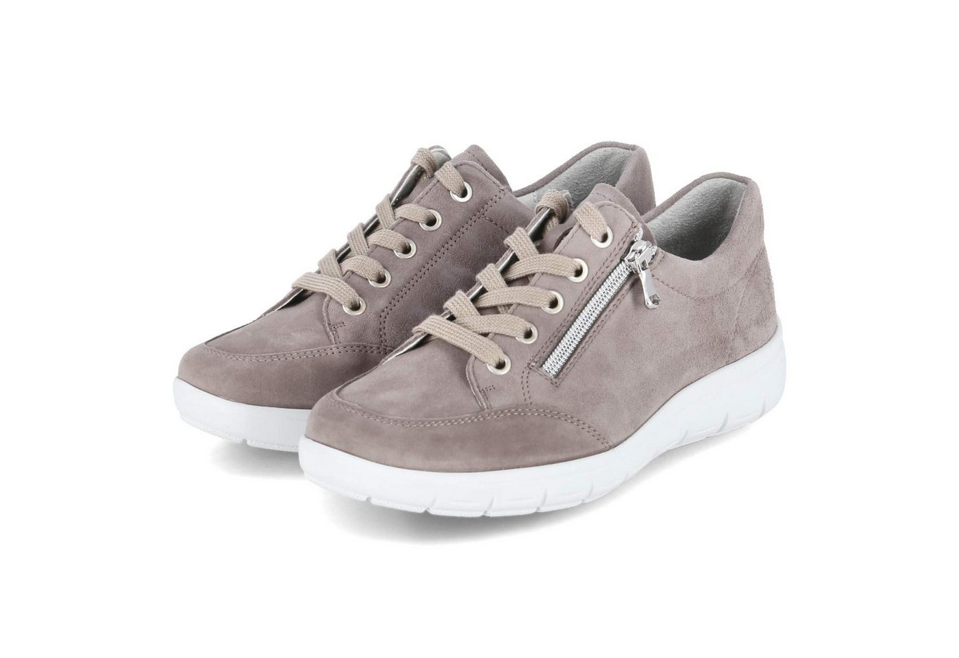 Semler Semler G4425-042-028 SP Damen Rauleder beige Schnürschuh von Semler
