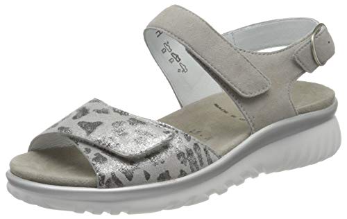 Semler Laura, Damen Riemchensandalen, Grau (Perle 015), 38 2/3 EU (5.UK) von Semler