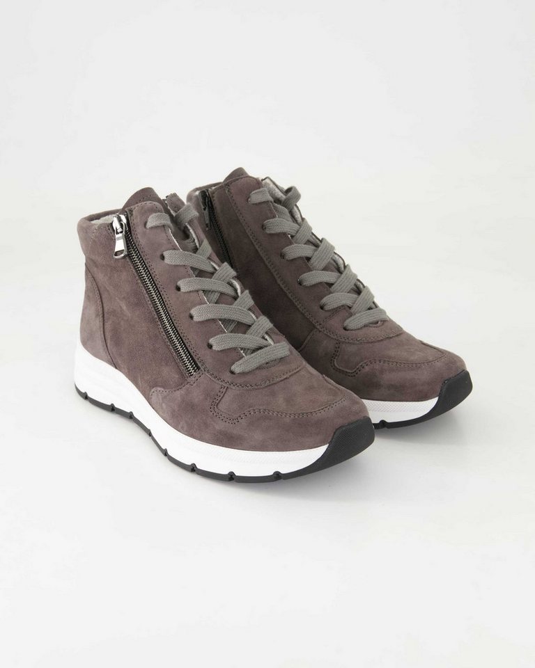 Semler Samt-Chevro Schnürstiefelette Obermaterial: Leder von Semler