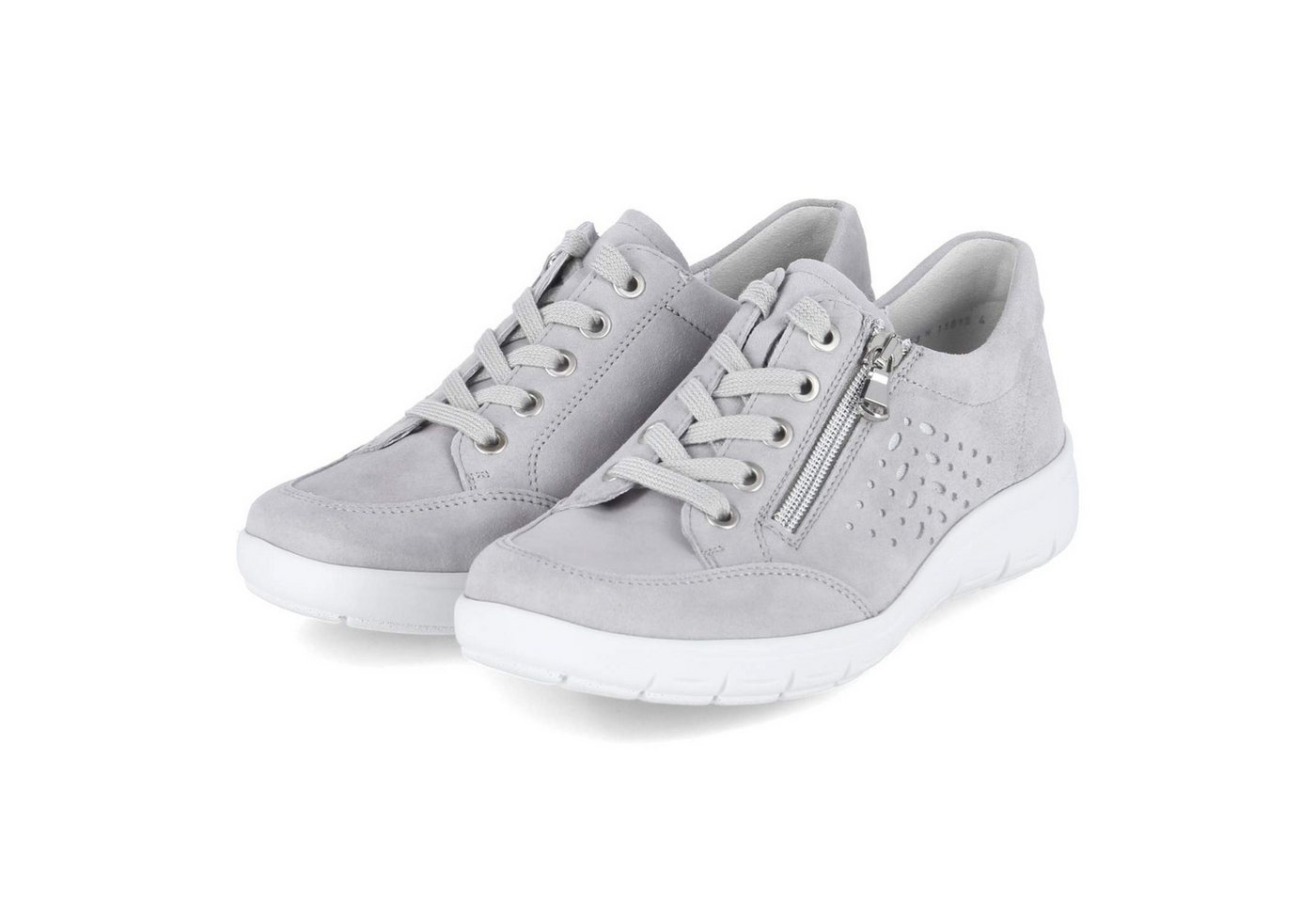 Semler Semler G4165471/828 SP Damen Rauleder silber Sneaker von Semler
