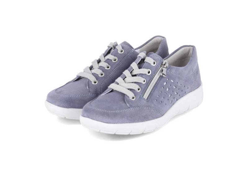 Semler Semler G4165471/988 SP Damen Rauleder silber Sneaker von Semler