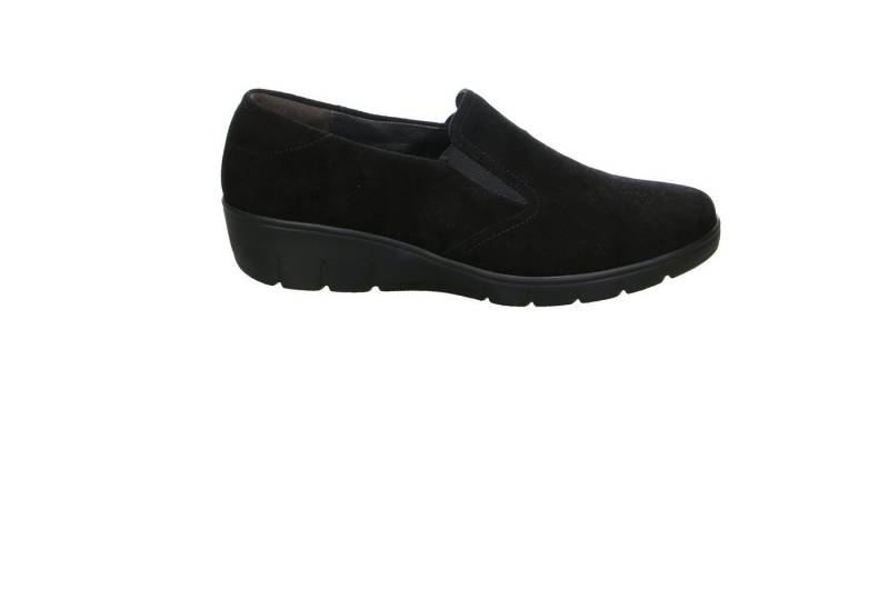 Semler Semler J7025042/001 Velour Comfort Slipper schwarz Slipper von Semler