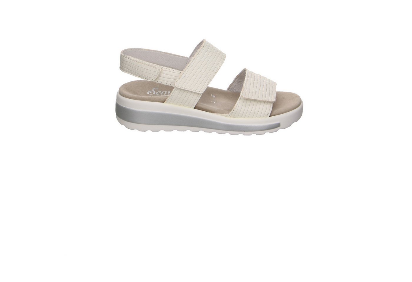 Semler Semler River-calf Leder Comfort Sandale weiss Trekkingsandale von Semler