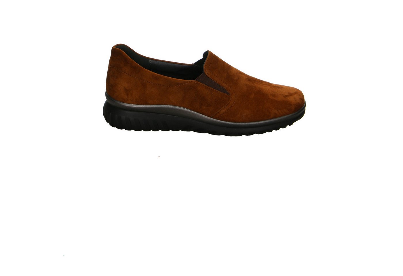 Semler Semler Samt-chevro Velour Comfort Slipper braun Slipper von Semler