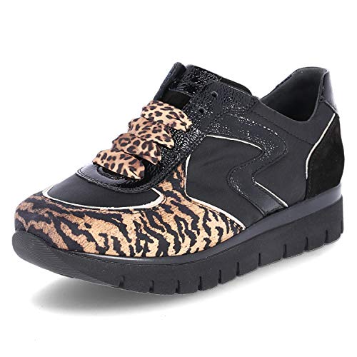 Semler Silvia, Damen Sneaker, Mehrfarbig (Caramel-schwarz-Gold 242), 38 2/3 EU (5.5 UK) von Semler