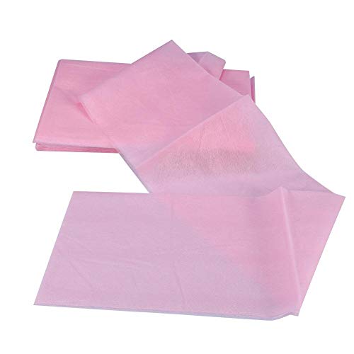 10 Stück 180 * 80 cm Non-Woven Einweg Wasserdichte Bettlaken Massage Schönheit Abdeckung(Rosa) von Semme
