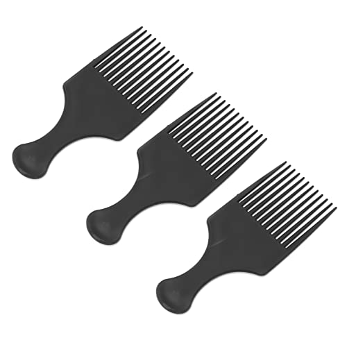 3pcs Afro Pick Afro-Kamm-Picks für Haare, Haar-Pick für Frauen und Männer, Picks für Afro-Haar, Haarkamm für Haarstyling von Semme