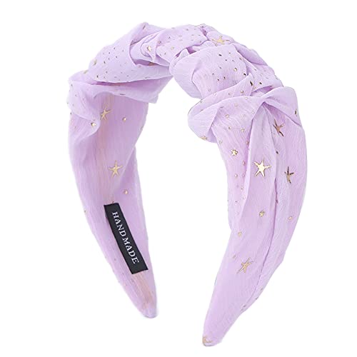 Frauen Stirnband, Haarband Einfaches Modisches Stirnband Elastische Weiche und Bequeme Haarbänder für Frauen Mädchen Gebrauch (PURPLE) von Semme