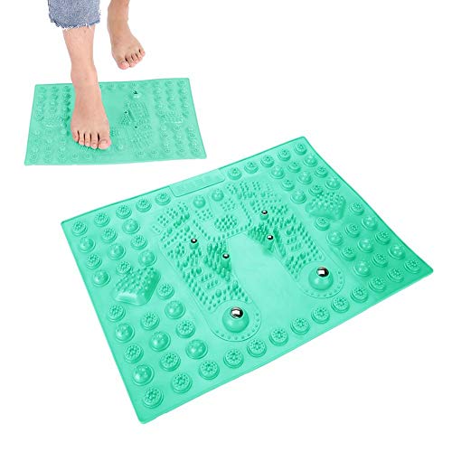 Fußmassage-Pad, Akupressur Shiatsu Fussreflexzonenmassage Fußmassage mit Magnet zum Entspannen von Druck und Fußbeinschmerzen Geeignet für Männer und Frauen im Gesundheitswesen(Grün) von Semme