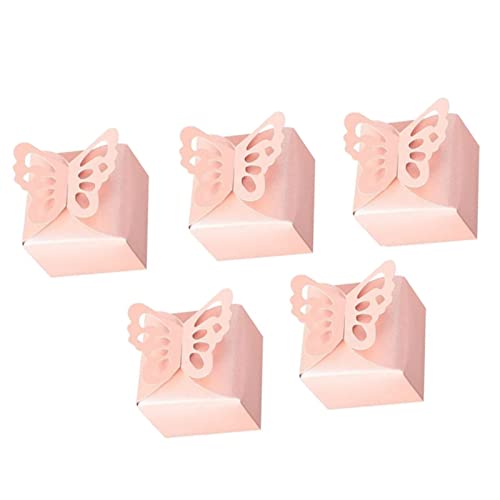 Geschenkbox, 50 Stück Geschenkboxen Kleine Geschenkboxen mit Zartrosa Farbe für Ihre Party oder Feier von Semme