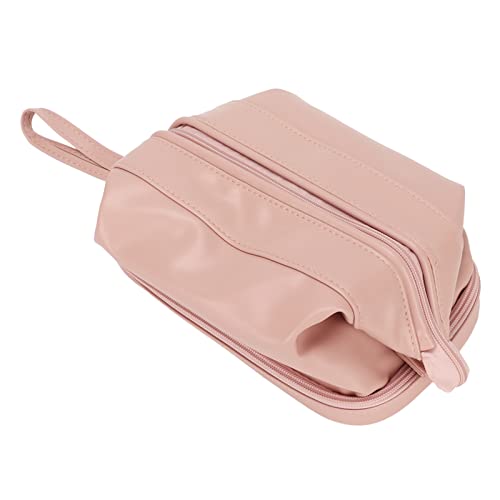 Große Make-up-Tasche, Reise-Make-up-Tasche mit Reißverschluss, Doppellagig, für Damen, für Kosmetik von Semme