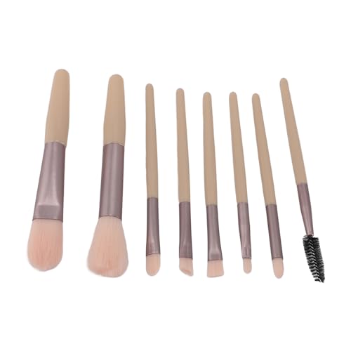 Weiche Borsten, Ergonomischer Griff, Tragbare Kosmetikpinsel für Losen Puder-Concealer-Lidschatten ohne Haarausfall, Komplettes Set für das Komplette Gesichts-Make-up von Semme