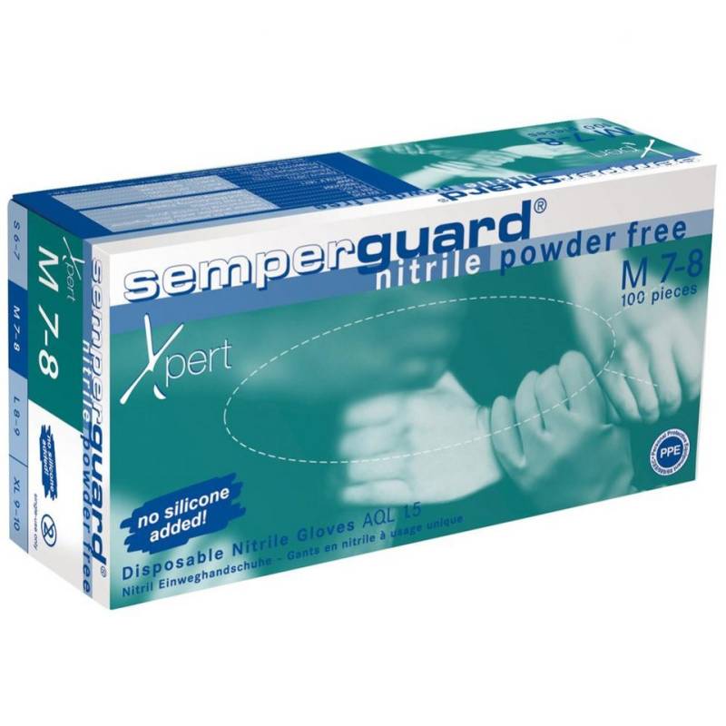 Semperguard Einweghandschuhe *XPERT* SEMPERGUARD SEMPERMED NITRIL HANDSCHUHE (in Box) von Semperguard