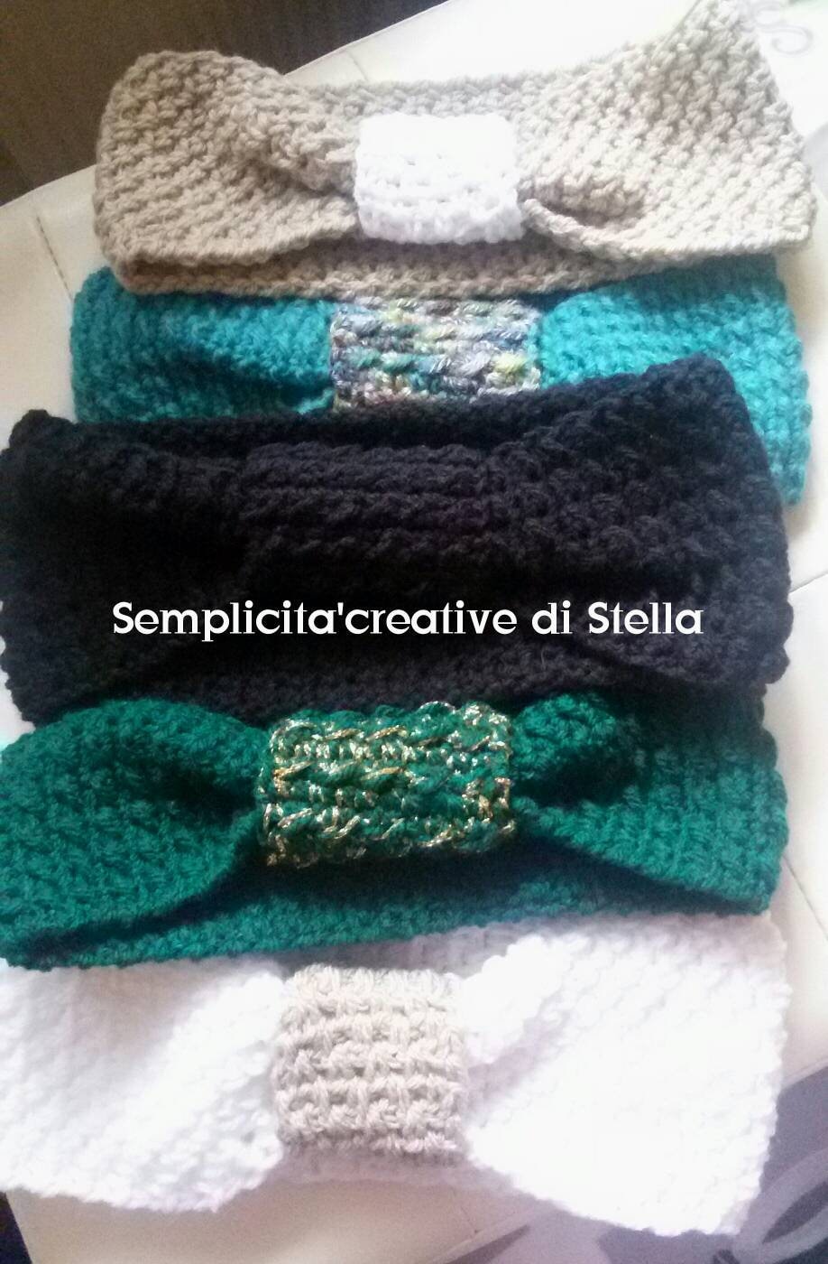 Gehäkelte Stirnbänder von SemplicitaBoutique