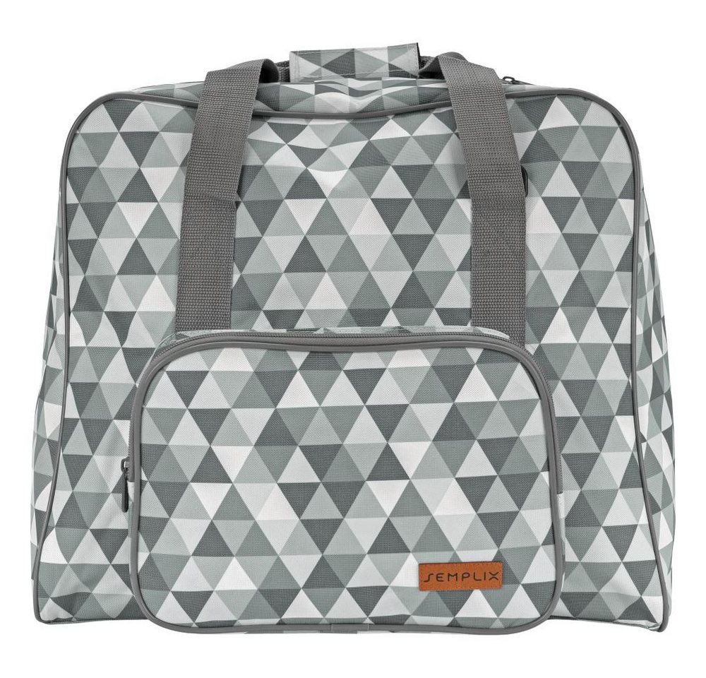 Semplix Nähmaschinentasche - Diamond Design (stein/grau) von Semplix