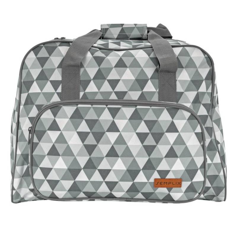 Semplix Nähmaschinentasche - Diamond Design stein/grau Außenmaß: 45 x 34 x 24 cm Semplix Nähmaschinentasche - Diamond Design stein/grau Außenmaß: 45 x 34 x 24 cm von Semplix