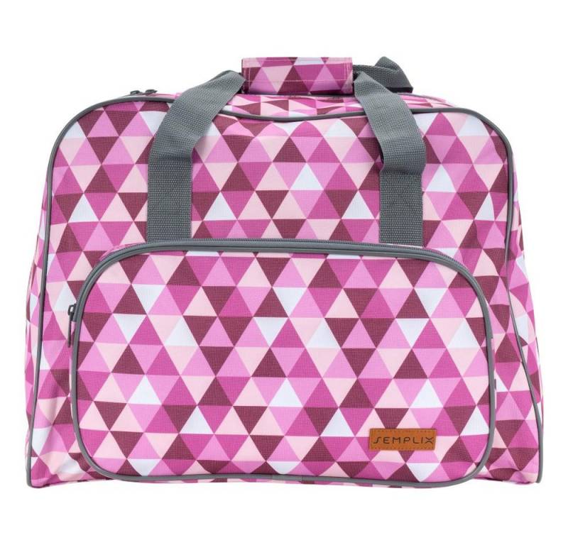 Semplix Nähmaschinentasche - Diamond Design beere/rosa Außenmaß: 45 x 34 x 24 cm Semplix Nähmaschinentasche - Diamond Design beere/rosa Außenmaß: 45 x 34 x 24 cm von Semplix