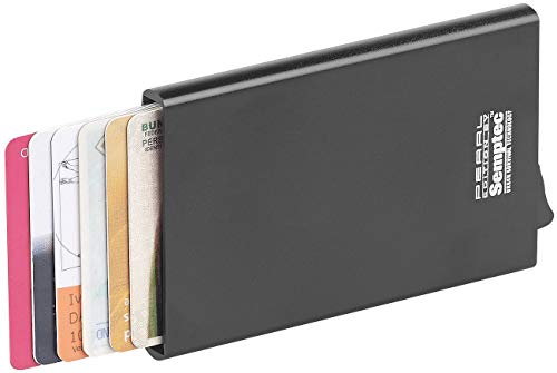 Semptec Urban Survival Technology Kreditkartenetui: RFID-Kartenetui, Aluminium, Auswurf-Mechanismus, für EC-Karten u.v.m. (Etui Karten, RFID Hülle, antimagnetische Kartentasche automatischem) von Semptec Urban Survival Technology