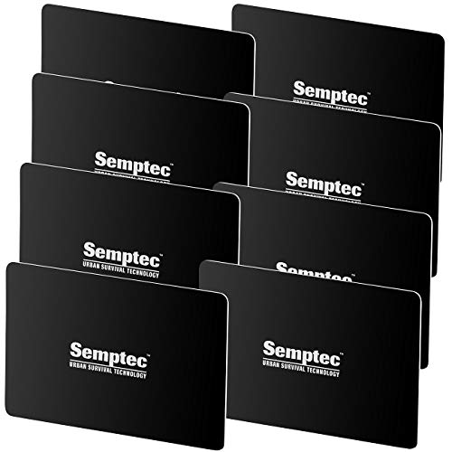 Semptec Urban Survival Technology RFID-Schutzkarte: 8er-Set RFID- & NFC-Blocker-Karten im Scheckkarten-Format (RFID-Blocker-NFC-Schutzkarte, RFID-Blocker-Card, Geschenk Herren) von Semptec Urban Survival Technology