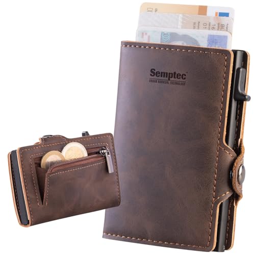 Semptec Urban Survival Technology RFID-Kartenetui mit Münz- und Scheinfach, braun Semptec Urban Survival Technology RFID-Kartenetui mit Münz- und Scheinfach, braun von Semptec Urban Survival Technology