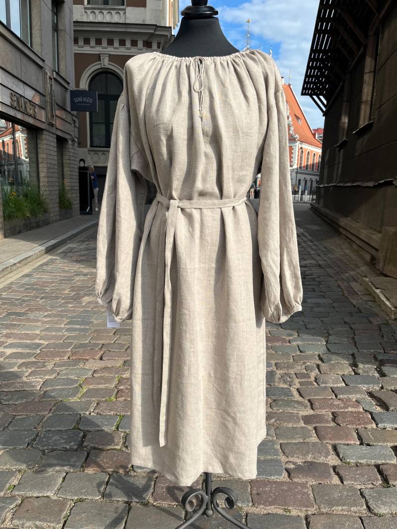 Kleid Aus Naturleinen von SenaKletsShop