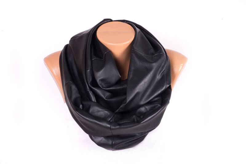 Lammleder Infinity-Schal Damen Loop-Schal | 162 cm von SenamonAccessories