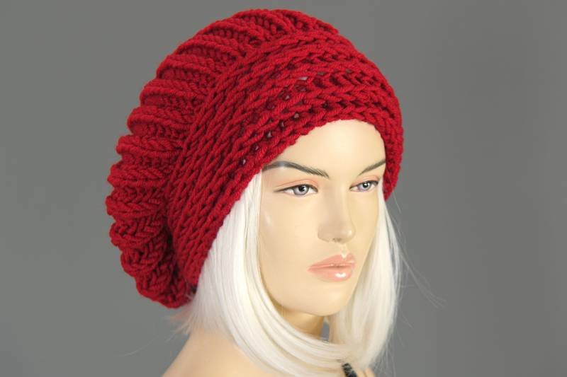 Slouchy Beanie, Oversize Beanie Mütze, Winter Strickmütze, Für Damen - Farben Option Verfügbar von SenamonAccessories