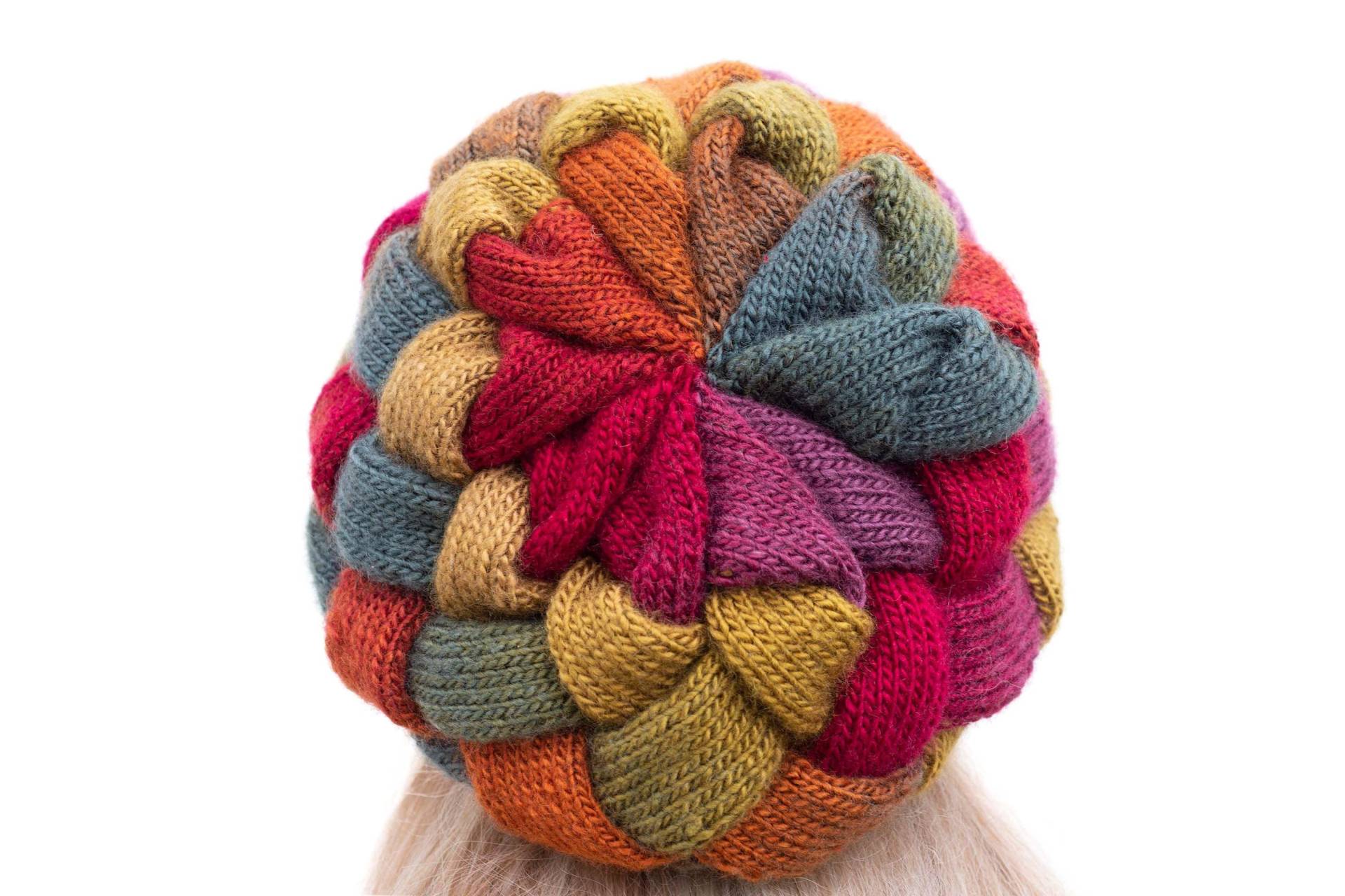 strickmütze, Mehrfarbiges Garn Für Frauen, Frauen-Winterstrickmütze, Bunte Frauen-Wintermütze strickmütze, Mehrfarbiges Garn Für Frauen, Frauen-Winterstrickmütze, Bunte Frauen-Wintermütze von SenamonAccessories