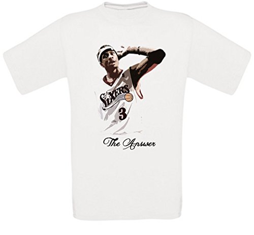 Allen Iverson Sixers T-Shirt (L) von Senas-Shirts