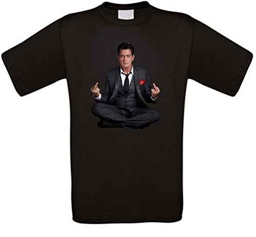 Charlie Sheen T-Shirt (M) von Senas-Shirts