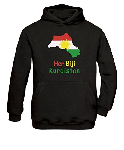 Senas-Shirts Her Biji Kurdistan Hoodie Kapuzenpullover (XL) von Senas-Shirts