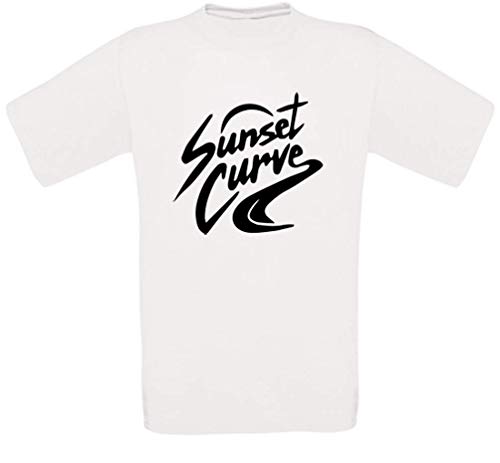 Sunset Curve T-Shirt (L) von Senas-Shirts