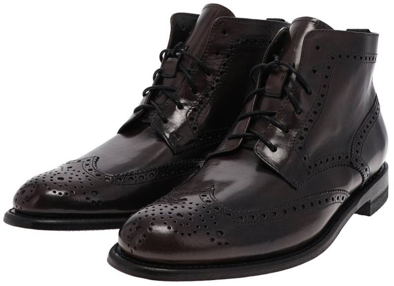 Sendra Boots 10742 BENNY Grau Schnürschuh Rahmengenähter Herren Schnürschuhe von Sendra Boots