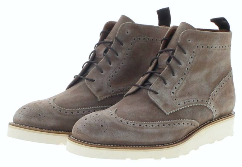Sendra Boots 10742 ERIC Grau Stiefelette Rahmengenähter Herren Schnürschuhe von Sendra Boots