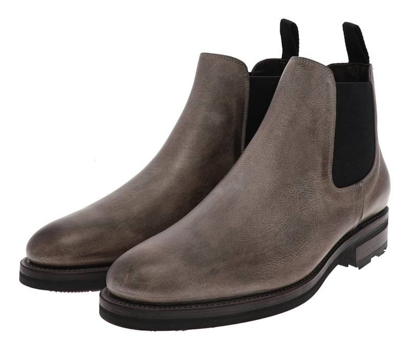 Sendra Boots 12931 Herren Chelsea Boots Grau Stiefelette Rahmengenäht von Sendra Boots
