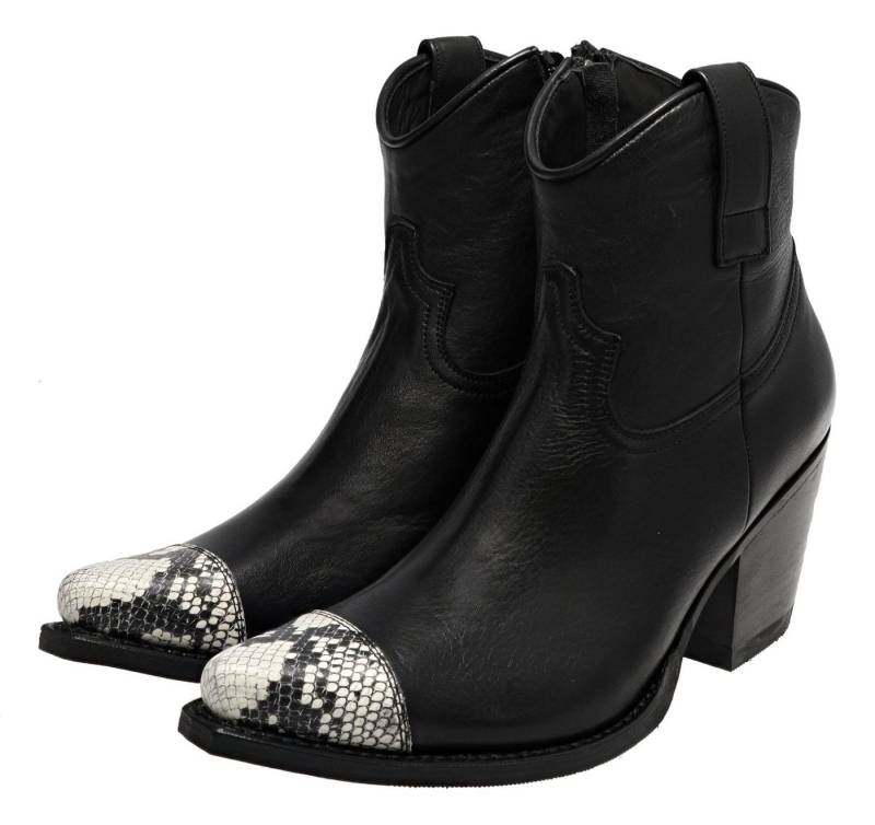 Sendra Boots 17329 Negro Blanco Damen Stiefelette Schwarz Stiefelette von Sendra Boots