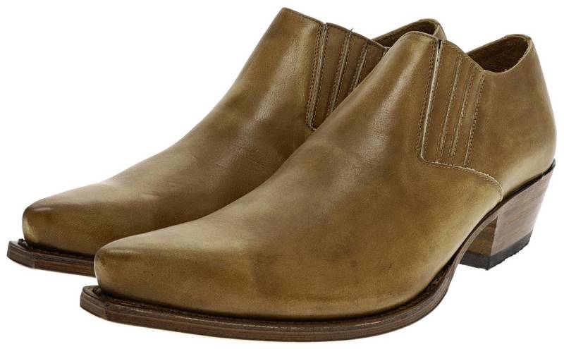 Sendra Boots 4133 CUERVO WEST Herren Westernschuhe Braun Schnürschuh Rahmengenähter Herren Schnürschuhe von Sendra Boots