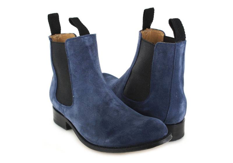 Sendra Boots 5595 STREET Blau Stiefelette Rahmengenähter Damen Chelsea Boot von Sendra Boots