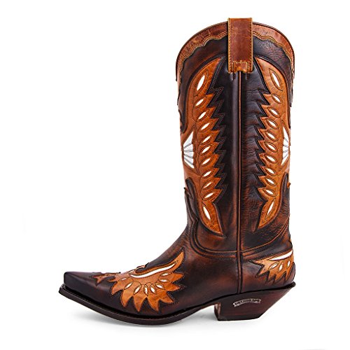 Sendra Boots 6990 Rabe Britnes FL. Braunlack-Kamel., Braun - braun - Größe: 39 EU von Sendra