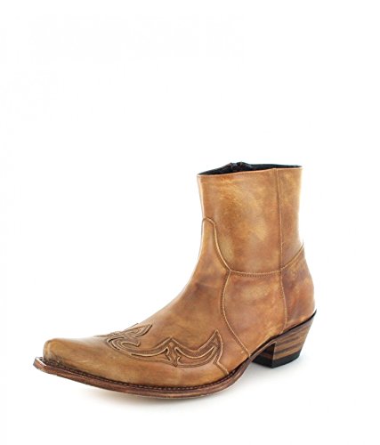 Sendra Boots 7783 Olimpia 023 Stiefelette für Damen und Herren Braun Westernstiefelette, Groesse:38 von Sendra