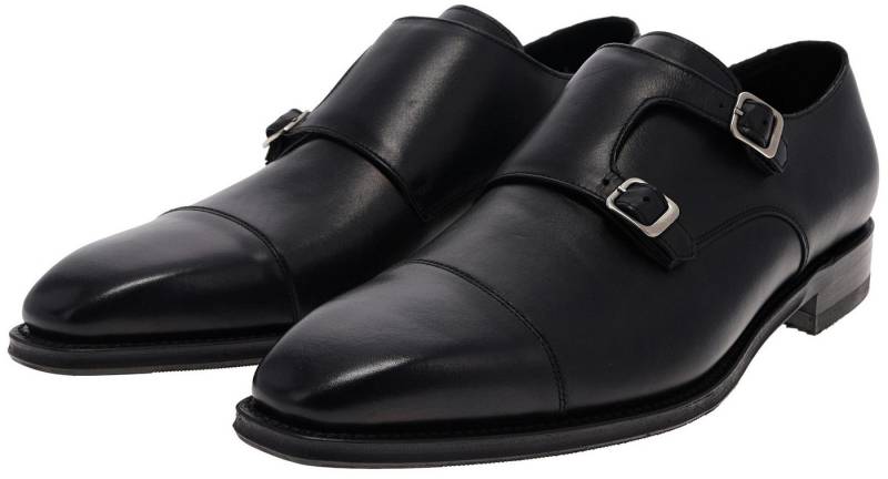 Sendra Boots COLLIN 11776 Schwarz Schnürschuh Rahmengenähte Herren Monkschuhe von Sendra Boots