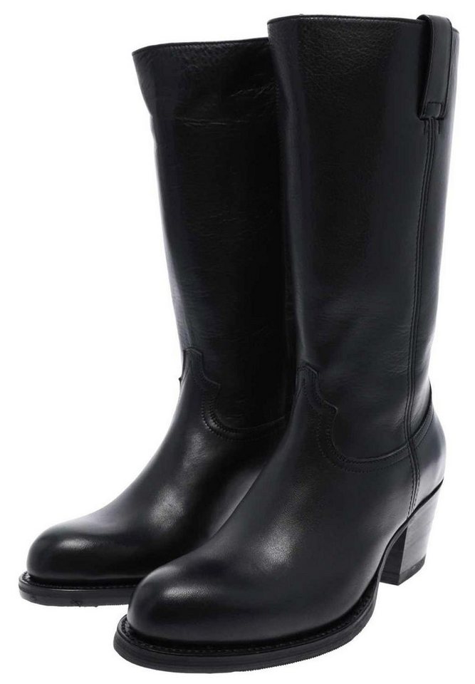 Sendra Boots DEPLUS ALMA 17615 Schwarz Stiefel Damen Lederstiefel von Sendra Boots