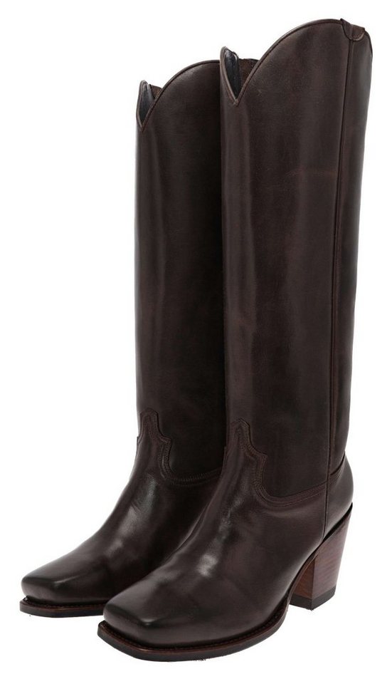 Sendra Boots LAYA 17384 Braun Stiefel Rahmengenähte Damen Schaftstiefel von Sendra Boots