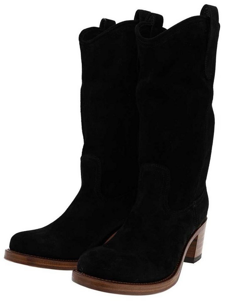 Sendra Boots TOLEDO ILONA Schwarz Stiefel Rahmengenähter Damen Lederstiefel von Sendra Boots